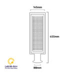 چراغ خیابانی 125 وات مدل هرمز - Image 6