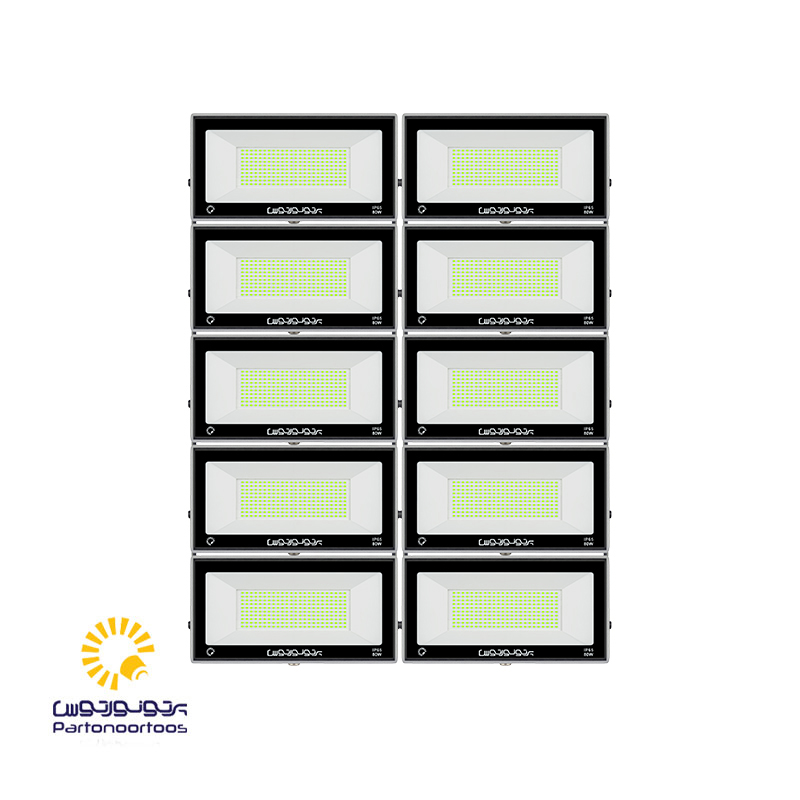 هامون ماژولار - 10در 80 پروژکتور ماژولار رنگی فیروزهای (80*10) 800 وات مدل هامون افقی - Image 1