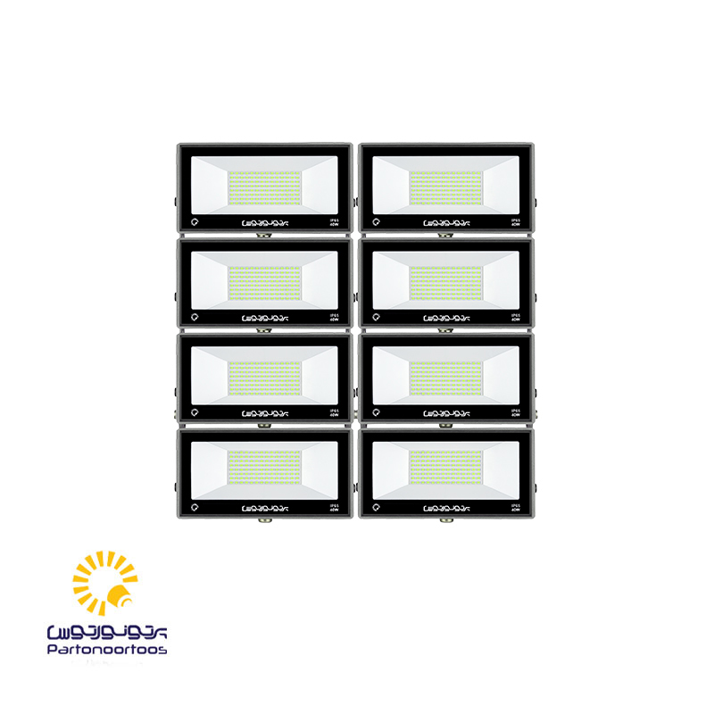 هامون ماژولار - 8 در 40 پروژکتور ماژولار رنگی فیروزهای (40*8) 320 وات مدل هامون افقی - Image 1