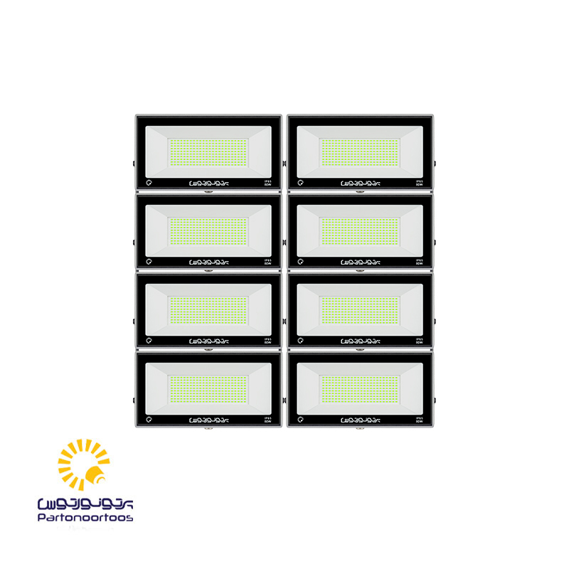 هامون ماژولار - 8 در 80 پروژکتور ماژولار رنگی فیروزهای (80*8) 640 وات مدل هامون افقی - Image 1