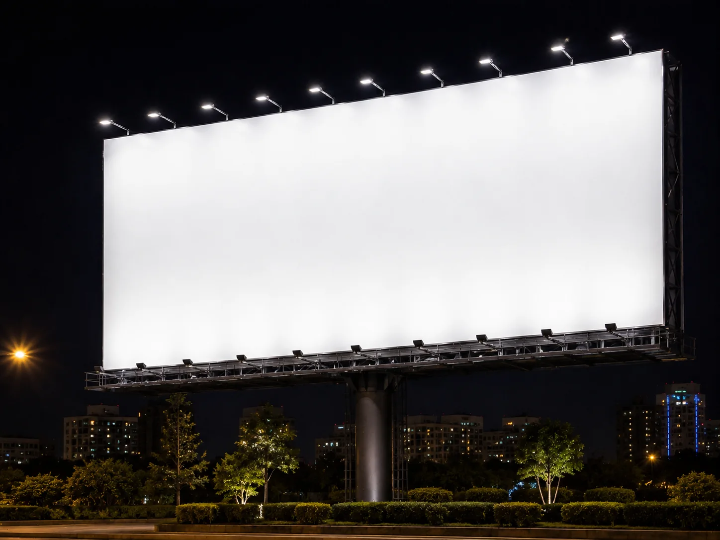 Combined installation of projectors above and below the billboard DNcompressed - پرتو نور توس